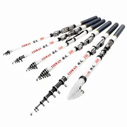 Eğirme çubukları josby rod rock balık avı karbon fiber mini teleskopik taşınabilir 151821242730m 230621