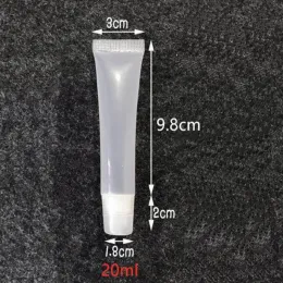 Wholesale Empty Lipstick Tube,Lip Balm Soft Hose,Makeup Squeeze Sub-bottling,Clear Plastic Lip Gloss Container