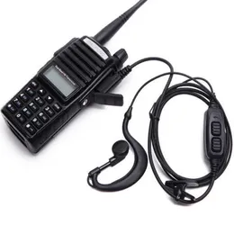 Baofeng walkie talkie cabo de fone de ouvido de transmissão PTT duplo Baofeng BF-UV82 BF-UV8D walkie talkie fone de ouvido