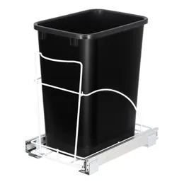 7.6 Gallon Pull out Trash Can Under Counter Cabinet Waste Container for Kitchen