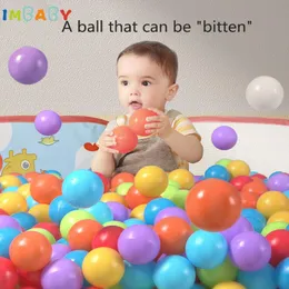 Balloon IMBABY Ocean Balls For Dry Pool Baby Playground 50100pcs 5.57cm Ball For Playpen Children's Park Balls Baby Toy Colorful Soft 230620