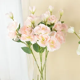 Dekoratif Çiçekler 69cm Yapay Gül Buket Şakayık İpek Yapraklar Çiçek Tomurcuk Düğün Ev Dekorasyonu Sahte Bitki Doğum Günü Chritmas Dekor