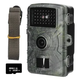 Jaktkameror 16MP 1080P PORTABLE TAKING TRAIL CAMERA Utomhusjaktar Animal Observation Monitoring PO VIDEO IP66 Vattentät 230620