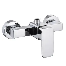 Badrums duschhuvud blandare TAP OCH Cold Mixing Wall Mounted BathTub -kran Kanar Sänk Spray 230620