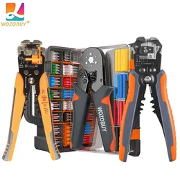 Pense wozobuy tel striptizci ve ince kestelik aracı kit-hsc8 6-6a Cırcırlama Crimper pense 8 inç kendi kendine ayarlayan kesici pense 230620