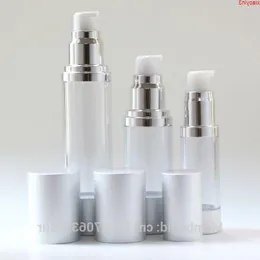 Silver High-grade Refillable Bottles Portable Airless Pump Dispenser Bottle For Travel Lotion 10 pieces/lot Make up Toolshigh quantlty Dcqrm