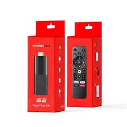 iATV 4k Smart Q3 TV Stick dongle box 2GB 16GB 5G WFI ANDROID 10 OS Quad Core Voice Remote H313 Q3 TVStick