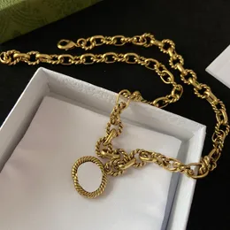 Set di collane di lusso Collana con ciondolo da donna Gioielli in oro Bracciali di design Bracciale classico G Catene Collane Girocolli Gioielli 236193C