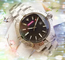 Big Dial Mechaniczne automatyczne męskie zegarki 48 mm Wysokiej jakości Chronograf Lumious Nightlight Sports Self-Wind 904L ze stali nierdzewnej na rękę Hip Hop Na rękę