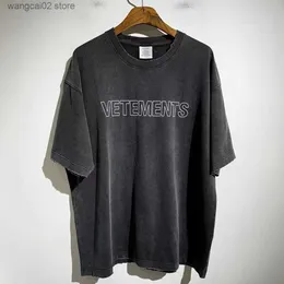 Męskie koszulki Żaba Drif VTM T-shirt Luksusowa marka Vintage Trend Streetwear 1 1 Lose Casual Cotton Ubranie krótkie rękawy TES dla mężczyzn T230621