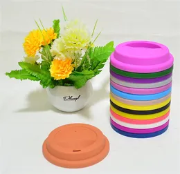 Silicone Cute Anti-dust Glass Cup Cover Coffee Mug Suction Seal Lid Cap Tool JL1271