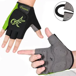 Велосипедные перчатки Moreok Cycling Gloves дышащие половинки велосипедные перчатки 5 мм SBR Bad Велосипедные велосипедные перчатки, поглощающие горные велосипедные перчатки 230620
