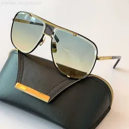 2023 Gläser Dita Sonnenbrille Designer Männer Frauen Dita Mach Five 2087 Metall Rahmenlos Einteiler Luxusmarke Sonnenbrille Top Qualität Original 2023 6RWTN