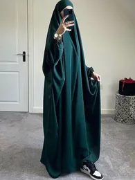 Ethnic Clothing Ramadan Eid Hooded Abaya Women Prayer Garment Muslim Jilbab Loose Long Dress Abayas Dubai Turkey Islamic Clothes Djellaba Femme 230620