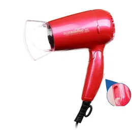 Secadores de cabelo mini secador portátil real 1000 W baixo ruído uniformemente vento dobrável viagem 220 V compacto 230620