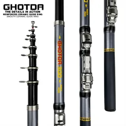 Spinning Rods GDA ROD ROCK Fishing Mini teleskopowe przenośne teleskopowe 151821242730m 230621