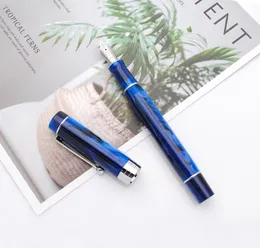 Fountain Penns Jinhao Centennial 100 Fountain Pen 18kgp Golden Plated M nib 0,7 mm harts bläckpenna med en omvandlare Business Office Gift Pen 230620