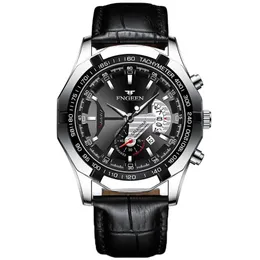 Watchsc-New Clorful Simple Watch Sports Style Watch Silver Black Belt229W
