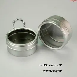 50 st/parti 40g aluminium grädde burk tom 40 ml display pott 1oz flaskprov injektionsflaska kosmetisk behållare liten påfyllningsbar förpackning i kvantled