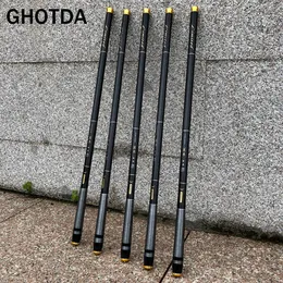 Spinning Rods GDA 36M72M Telescopic Fishing Rod High Carbon Portable Super Hard Stream 230621