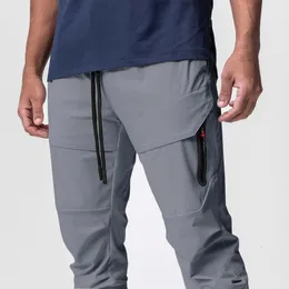 Mens Pants Erkekler Joggers Swearpants Street Giyim Pantolon Moda Kas Sporları Hızlı Kurutma İnce Stil Yüksek Elastikiyet 230620