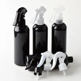 Storage Bottles 20 X 10OZ PET Black Plastic Spray With Ergonomic Trigger Sprayer Refillable Shampoo Packaging Support Logo Printing