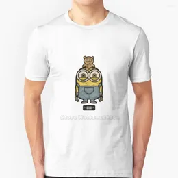 Men's T Shirts King Bob kortärmad t-shirt harajuku hip-hop tee tops roliga söta tecknad filmfilm gul cool rolig banan geek nörd film