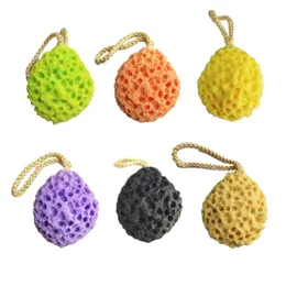 Large Bath Sponge Ball Honeycomb Shape Women Men Kids Foam Loofah Sponge Deep Cleansing Soft Body Shower Sponges Exfoliating Bath Tools