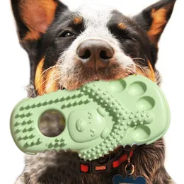 Slippper Shape Dog Chew Toys TPR Dog ząbek zabawki interaktywne szczeniaki akcesoria