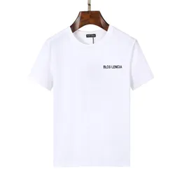 BLCG Lencia 2023 Summer New 100 ٪ T-Shirt T-Shirt Men High Quality Print Color Mens Designer T Shirt Paris Fashion Tops 22419