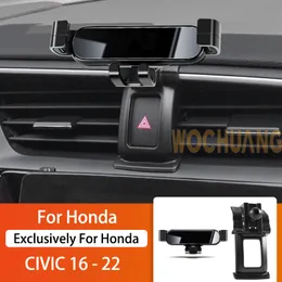 Suporte do telefone móvel do carro para honda civic 2016-2022 360 graus girando gps suporte de montagem especial suporte de navegação acessórios