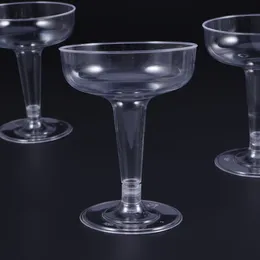 Cake Tools 30pcs Disposable Cocktail Glass Transparent Champagne Cups Safe Drinking Goblet Party Supplies for Wedding Banquet 120ml 230620