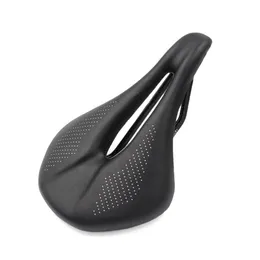 Leichter Carbonfaser-Fahrradsitz für Männer und Frauen, bequemer Lederbezug, MTB, Mountainbike, Rennrad, Carbonschiene, Fahrradsattelkissen – 143 mm/155 mm