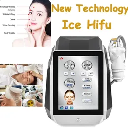 Nuova tecnologia Ice Hifu Machine COOL Indolore 7D Dispositivo anti-invecchiamento ad ultrasuoni focalizzati ad alta intensità Attrezzatura per salone di bellezza per il lifting del viso