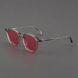 Solglasögon Johnny Depp Lemtosh Polariserade solglasögon MAN Vintage Acetate Frame Driver Sun Glasses Woman Luxury Brand Night Vision Goggles 230620