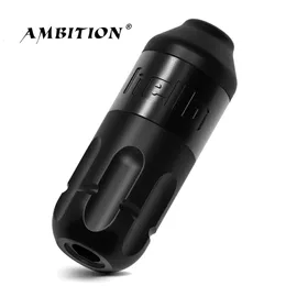 Dövme Makinesi Ambition Rotary Dövme Makinesi Strok 4.0mm Kalıcı Makyaj Kalem Kırmasız Motor Kavrama 33mm RCA Vücut Sanatı 230621