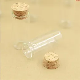 24pieces 10ml 22*50mm Glass Bottles Test Tube Cork Stopper Mini Spice Container Small DIY Jars Vials Tiny glasshigh qualtity Esvej