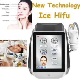 Portable New Technology Ice Hifu Machine COOL Painless 7D High Intensity Focused Ultrasound Skin Rejuvenation Wrinkle Removal Beauty Salon Equipment