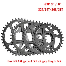 الدراجة Freewheels Chainwheels GXP Chainring Roda Dentada de Bicicleta GXP Coroa Bike Montanha 32t 34t 38t 230621