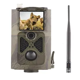 Câmeras de caça HC550M 2G MMS Trail Camera Visão noturna infravermelha para pesquisa de vida selvagem Monitoramento de fazenda Transmissão em tempo real 230620