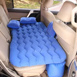 Andra interiörstillbehör bil luft Uppblåsbar resmadrass säng universal för baksäte multifunktionell soffa kudde utomhus camping matta kuddehkd230621
