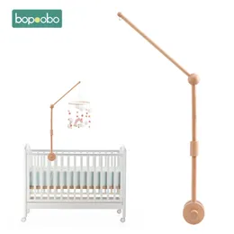 Chocalhos móbiles Bopoobo bebê cama de madeira suporte de sino móvel chocalhos pendurado cabide de brinquedo berço bebê móvel cama sino suporte de brinquedo de madeira suporte de braço 230620