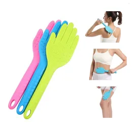 Face Massager Stick Body Massage Gua Sha Board PVC Meridian Pat Health Relax Palm For Neck Buttock Back 230621