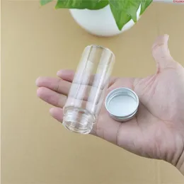 12 조각 37*90mm 70ml 작은 유리 병 실버 스크류 캡 빈 항아리 컨테이너 미니 DIY 병 스파이스 저장 용기 컨테이너 Qualt GPDM