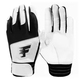 Sports Gloves Leather Baseball Softball Batting Gloves Adult Youth Cabretta Mens Kids Batting Glove Pro Grip Sports Gloves Drop 230620