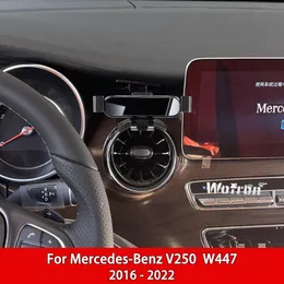 Mercedes Benz V250 W447 2016-2022 için araba cep telefonu sahibi 360 Derece Dönen GPS Özel Montaj Destek Aksesuarları