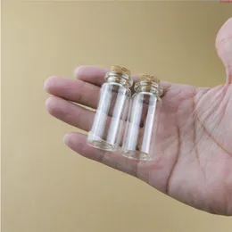 50pcs/Lot 22*50mm 10ml Storage Glass Bottles With Cork Stopper Crafts Tiny Jars Transparent Empty Jar Mini Bottle Gifthigh qualtity Haand