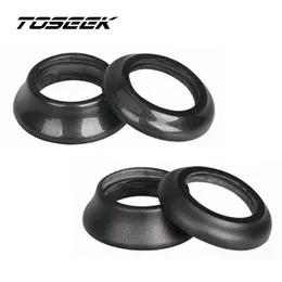 Bike Headsets Headset Taper Washer 8mm 15mm Full Carbon Bicycle Spacer Front Fork Conical Stem Spacers 230621