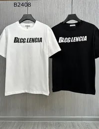 BLCG LENCIA 2023 Summer New 250g 100% Cotton Fabric T-shirt Men High Quality Print Color Drop Sleeve Loose Tshirts Oversize Tops 22395