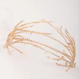 Haarspangen Mode Kristall Braut Haarband Tiara Frauen Hochzeit Prom Stirnband Krone Braut Zubehör Geschenke